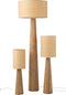 J-Line vloerlamp paraplu ailanthus - hout - naturel