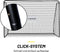 Dunlop Voetbaldoel - Voetbal Goal 300 x 205 x 120 cm - Snelle Montage - Metaal - Zwart