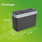 Bo-Camp Arctic - Autokoelbox - Lichtgewicht 12 Volt 12 Liter - Grijs