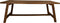 HSM Collection - Eetafel met T-balk - Naturel Oud Teak - 220x100x78cm