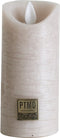 PTMD - 5 delige Led kaarsen set - Beige - echte wax - bewegende vlam - timer functie