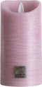 PTMD - 5 delige Led kaarsen set - FLORAL PINK - echte wax - bewegende vlam - timer functie