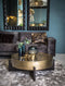 PTMD Ace Brass Salontafel - 98 x 98 x 38 cm - Aluminium - Goud