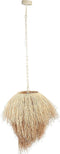 PTMD Aisling Hanglamp - H55 x Ø60 cm - Rotan - Roze