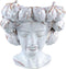 PTMD Alani White Glazed Ceramic Statue Of Women Head A