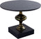 PTMD Alano Black Marble Coffee Table Alu Gold Table Leg