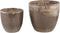 PTMD Aleix Brown Ceramic Basic Pot Round SV2