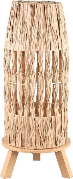 PTMD Alleene Cream bamboo LED lamp wooden base L