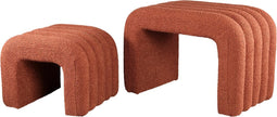 PTMD Allysha Rust poly arch pouf layered SV2