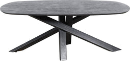 PTMD Alore black black diningtable oval 280 cm
