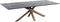 PTMD Alore brown gold diningtable rectangle 200 cm