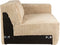 PTMD Animo sofa with armrest Right Texarm Beach