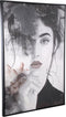 PTMD Annelies Black Polyester Painting Rectangle Woman