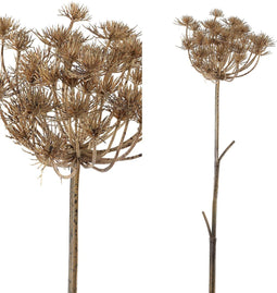 PTMD Annes Kunsttak - 30 x 15 x 98 cm - Kunststof - Lichtbruin