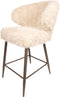 PTMD Ares Bar Chair Hair Beige