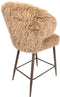 PTMD Ares Bar Chair Hair Brown