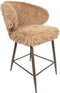 PTMD Ares Bar Chair Hair Brown
