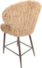 PTMD Ares Bar Chair Hair Brown