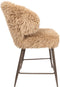 PTMD Ares Bar Chair Hair Brown