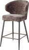 PTMD Ares Mocca Bar Chair Aphrodite 7 Clay Leg