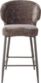 PTMD Ares Mocca Bar Chair Aphrodite 7 Clay Leg