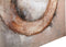 PTMD Arianna Brown Canvas Wall Panel Ring