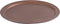 PTMD Aspyn Copper Iron Round Bowl With Border L