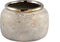 PTMD Astleigh Gold Ceramic Pot Ribbed Round Low L