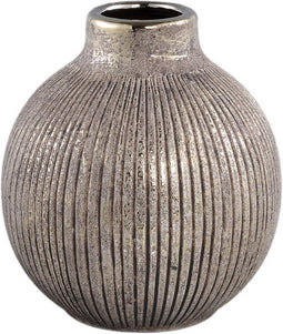 PTMD Avay Bloempot - 14 x 14 x 16 cm - Keramiek - Goud