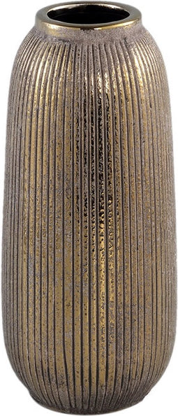 PTMD Avay Vaas - 11 x 11 x 26 cm - Keramiek - Goud