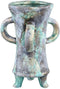 PTMD Ayaz Turquoise Glazed Ceramic Pot With Four Ears