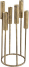 PTMD Baddu Gold Metal Multiple Candleholder Straight Up