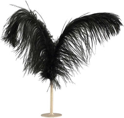 PTMD Bellina Beeld Deco Object Veren - 28x15x33 cm - Metaal - Zwart