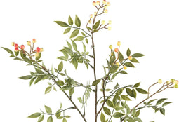 PTMD Berry Plant Bes Kunsttak - 42 x 26 x 74 cm - Roze/Groen