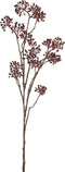 PTMD Berry Plant Bessen Kunsttak - 60 x 15 x 107 cm - Bordeaux