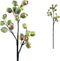 PTMD Berry Plant Eucalyptus Fruit Kunsttak - 26x15x61 cm - Lichtroze