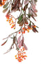 PTMD Berry Plant Orange Hanging Berry Spray With Leaves