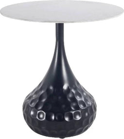 PTMD Bijzettafel Anna - 44x44x50 cm - Metaal - Wit