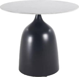 PTMD Bijzettafel Anna - 48x48x43 cm - Metaal - Wit