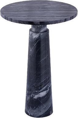 PTMD Bijzettafel Laurie - 38x38x55 cm - Marmer - Zwart