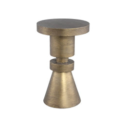 PTMD Bijzettafel Lox - 30x30x48 cm - Metaal - Goud