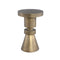 PTMD Bijzettafel Lox - 30x30x48 cm - Metaal - Goud