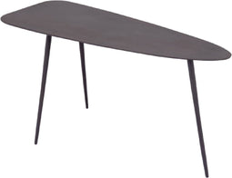 PTMD Bijzettafel Melvy - 76x33x39 cm - Aluminium - Paars