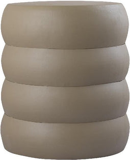 PTMD Bijzettafel Sahi - 42x42x46 cm - Ijzer - Groen