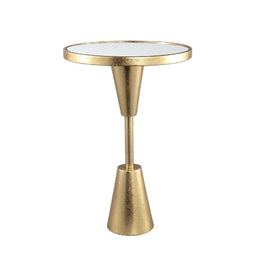 PTMD Bijzettafel Welinda - 40x40x60 cm - Ijzer - Goud