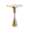 PTMD Bijzettafel Welinda - 40x40x60 cm - Ijzer - Goud