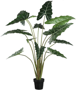 PTMD Bloempot Alocasia - 117x137x140 cm - Polyester - Groen