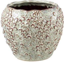 PTMD Bloempot Avis - 20x20x17 cm - Keramiek - Creme