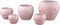 PTMD Bloempot Avis - 20x20x17 cm - Keramiek - Roze