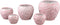 PTMD Bloempot Avis - 26x26x22 cm - Keramiek - Roze